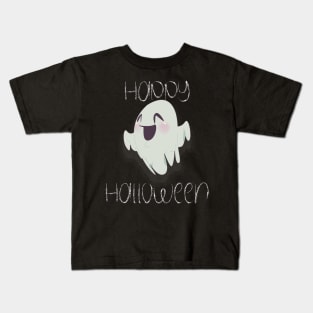 Happy Halloween - Funny  Ghost Kids T-Shirt